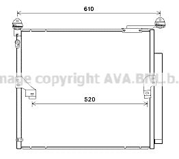 AVA QUALITY COOLING Kondensators, Gaisa kond. sistēma TO5677D